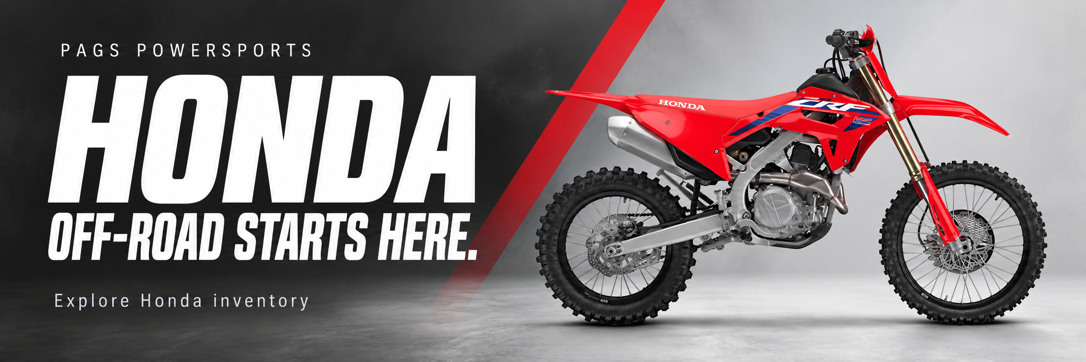 Honda off-road — generated promotional banner concept.
